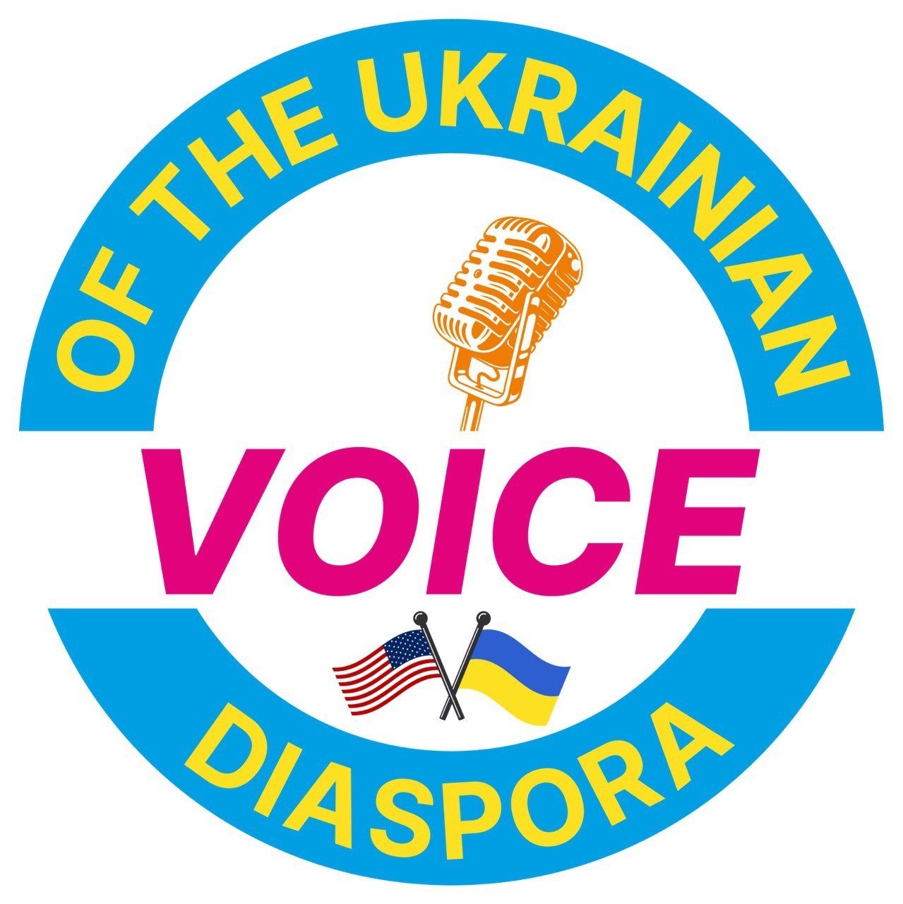 Official Voice of the Ukrainian Diaspora contest logo